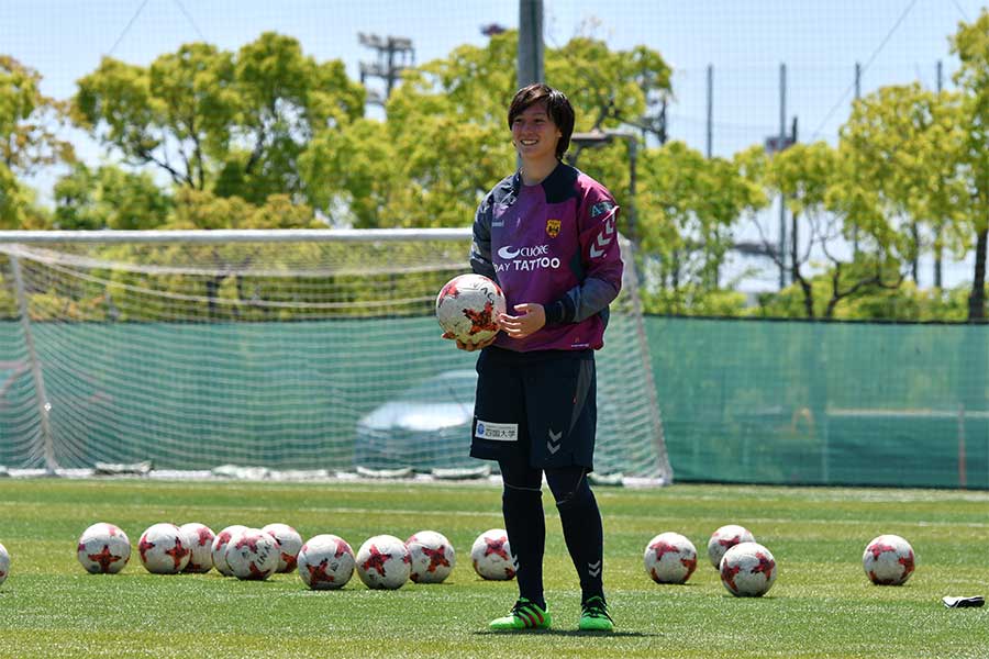 スタンボーも9月8日に再開するなでしこリーグ1部後半戦に照準を合わせている【写真：井上智博】