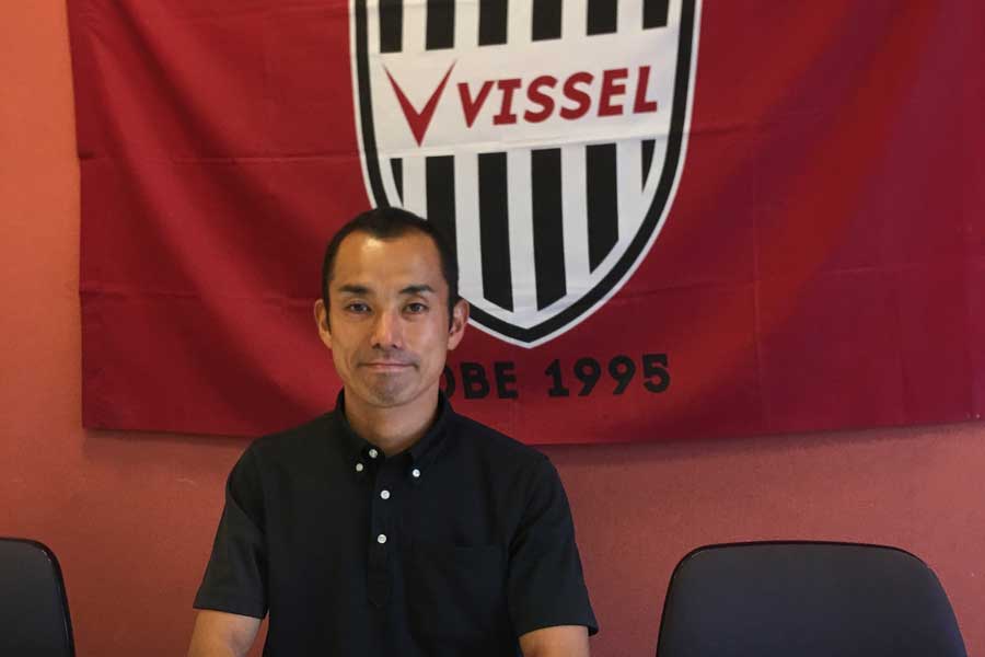 ヴィッセル神戸のコンディショニングコーチを務める田中章博氏【写真：高村美砂】