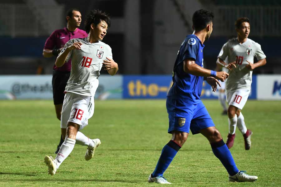 U 19日本代表 アジア選手権第2戦タイに3 1勝利 グループ1位で準々決勝進出が決定 フットボールゾーン