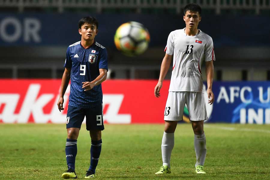 U-19アジア選手権、日本代表は2点差を追い付かれ後半へ【写真：ⒸAFC】