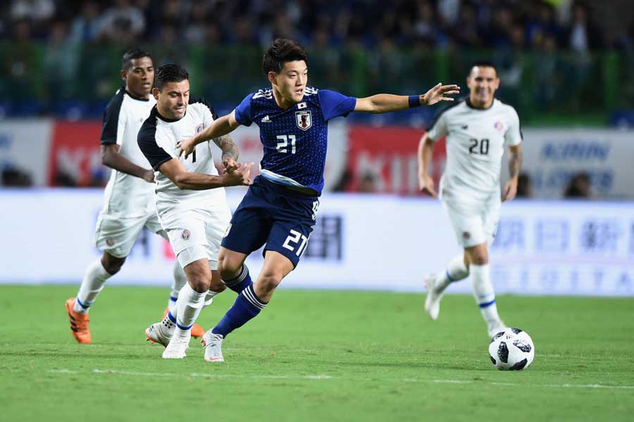 コスタリカ戦でA代表デビューを飾ったMF堂安律【写真：Getty Images】