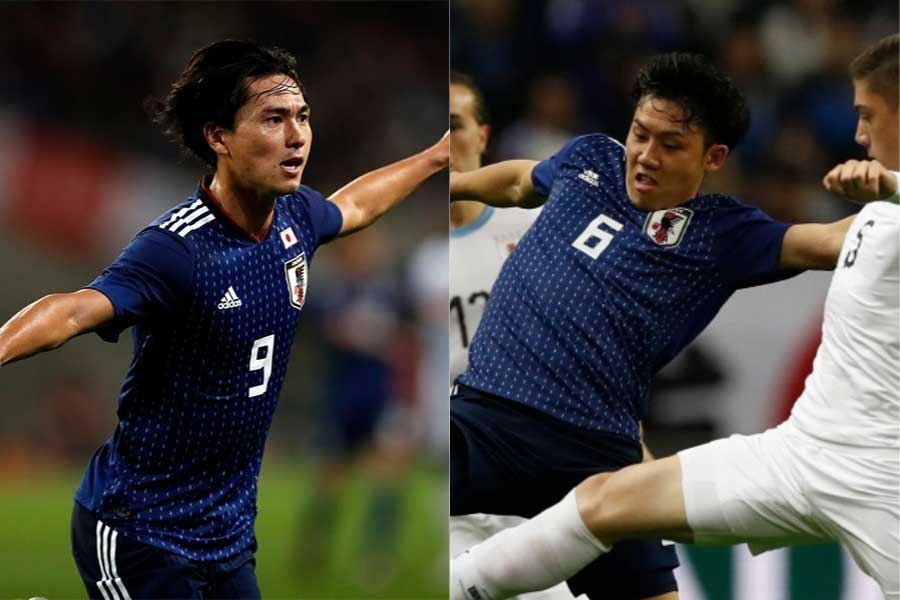 (左から)　南野、遠藤【写真：田口有史】