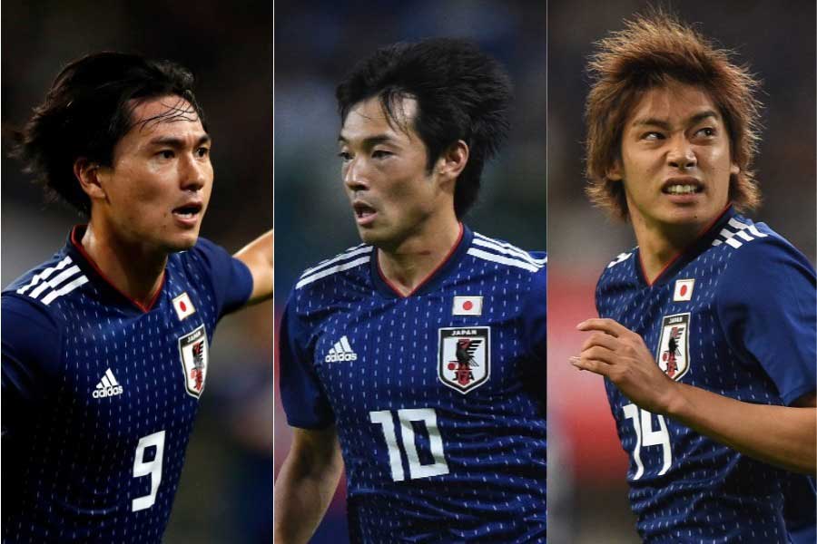 中島が2試合連続ゴール中の南野と伊東に言及【写真:田口有史 & Getty Images】