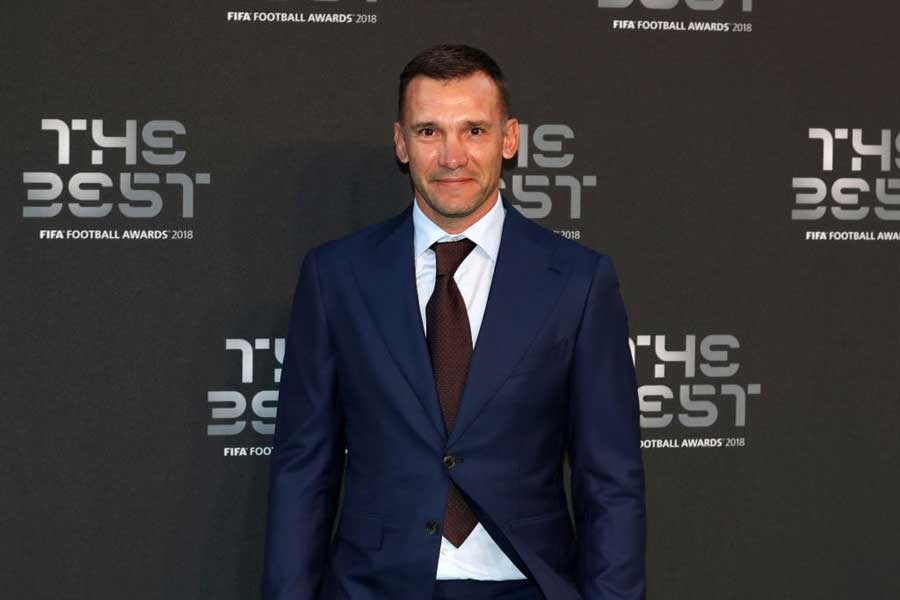 ウクライナを率いるアンドリー・シェフチェンコ監督【写真:Getty Images】