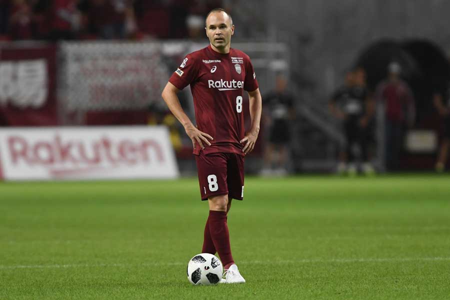 ヴィッセル神戸MFイニエスタ【写真：Getty Images】