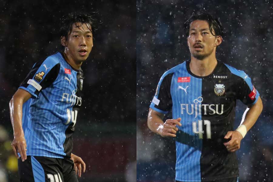 中村と家長がビッグチャンスを創出【写真：Football ZONE web】