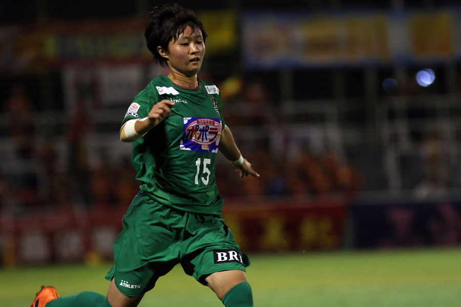 2018年1月になでしこリーグ（日本女子サッカーリーグ）日テレ・ベレーザへ入団した【写真：Football ZONE web】