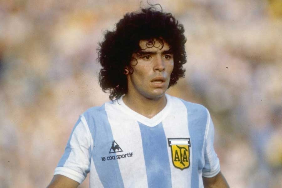 元アルゼンチン代表MFマラドーナ【写真:Getty Images】