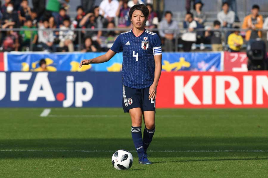 日本女子代表DF熊谷【写真：Getty Images】