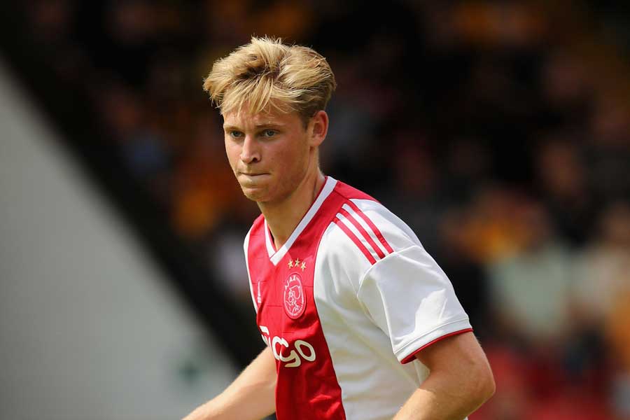 アヤックスからバルサに加入するMFフレンキー・デ・ヨング【写真：Getty Images】