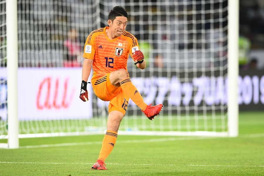 2戦連続でスタメン出場を果たしたGK権田修一【写真：©AFC】