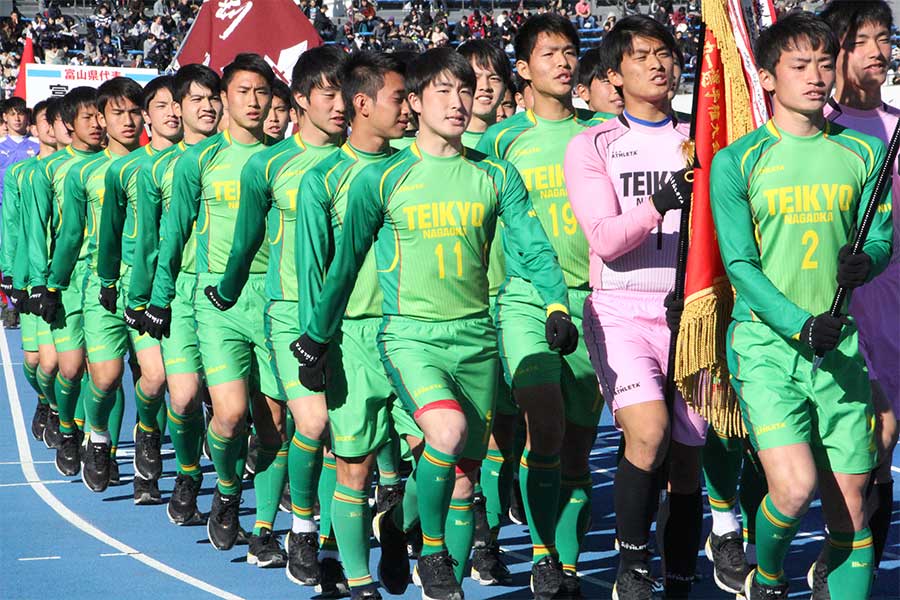 帝京長岡が準々決勝へ駒を進めた【写真：Football ZONE web】