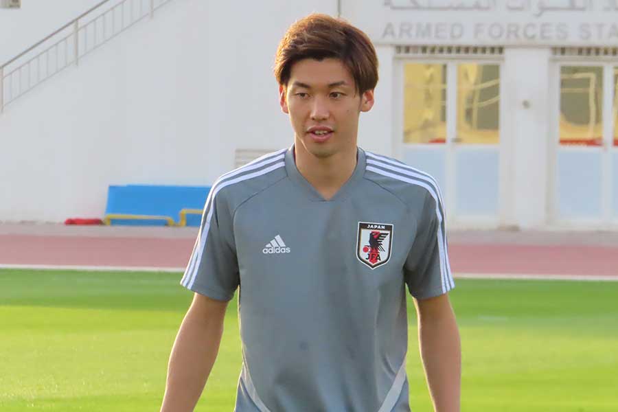 日本代表FW大迫勇也【写真：Football ZONE web】