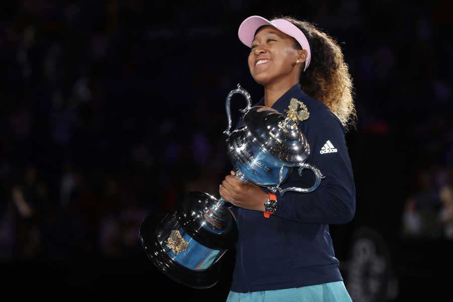 全豪オープンの女子シングルスで優勝した大坂なおみ【写真：Getty Images】