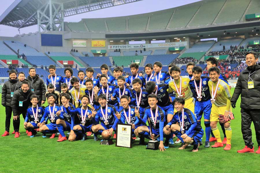 全国高校サッカー選手権初出場ながら、ベスト4進出を果たした瀬戸内【写真:Noriko NAGANO】