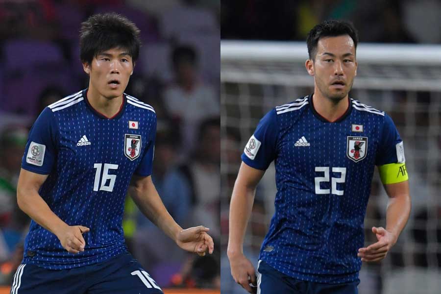 CBでコンビを組むDF冨安（左）とDF吉田（右）【写真：Getty Images】