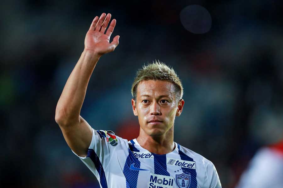 本田がパチューカで残したインパクトは大きかったようだ【写真:Getty Images】
