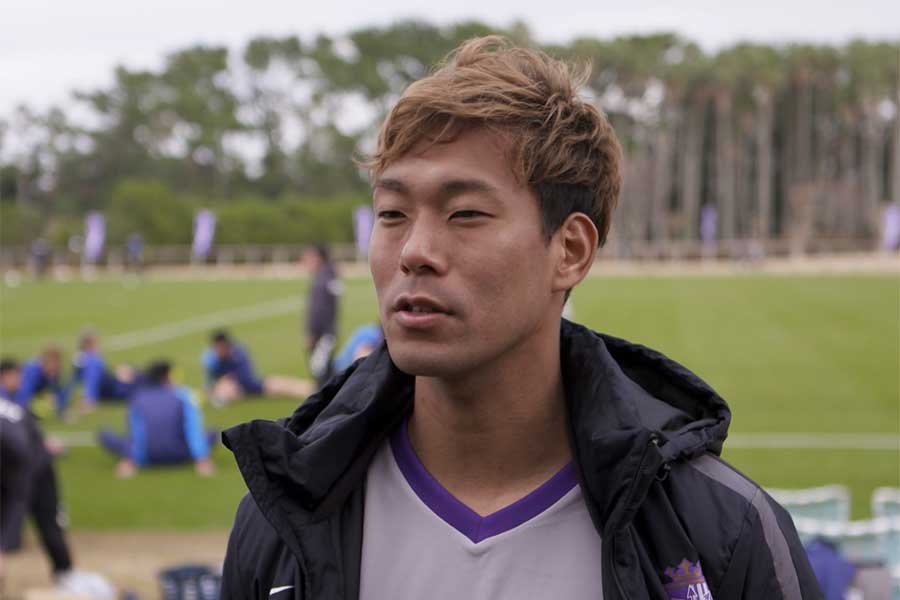 広島MF野津田岳人【写真：©DAZN】