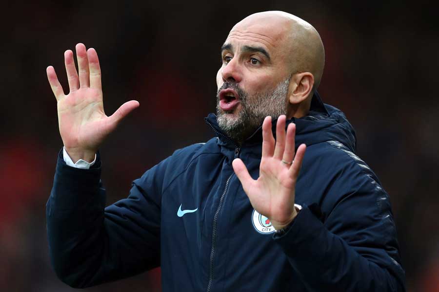 シティのペップ監督【写真：Getty Images】