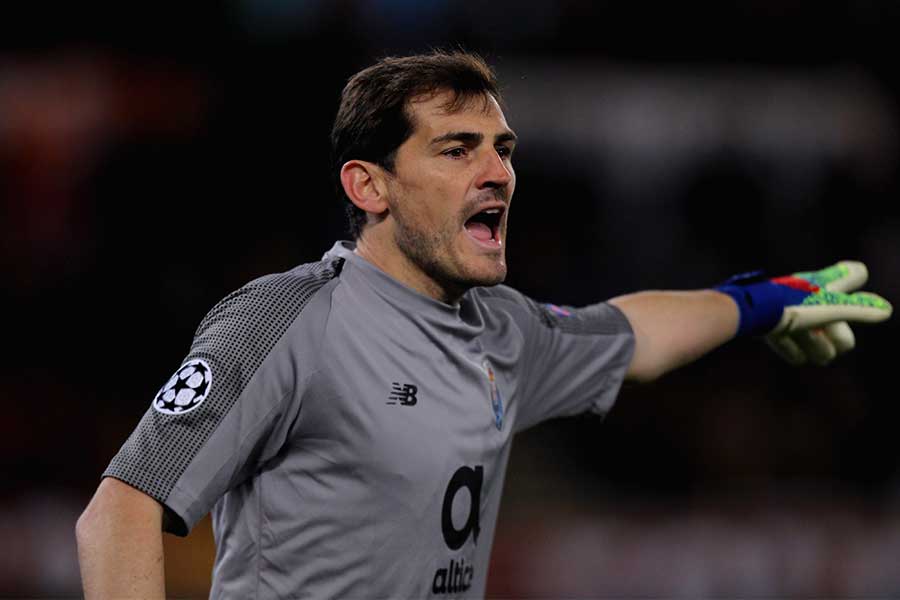 現在ポルトでプレーするGKカシージャス【写真：Getty Images】