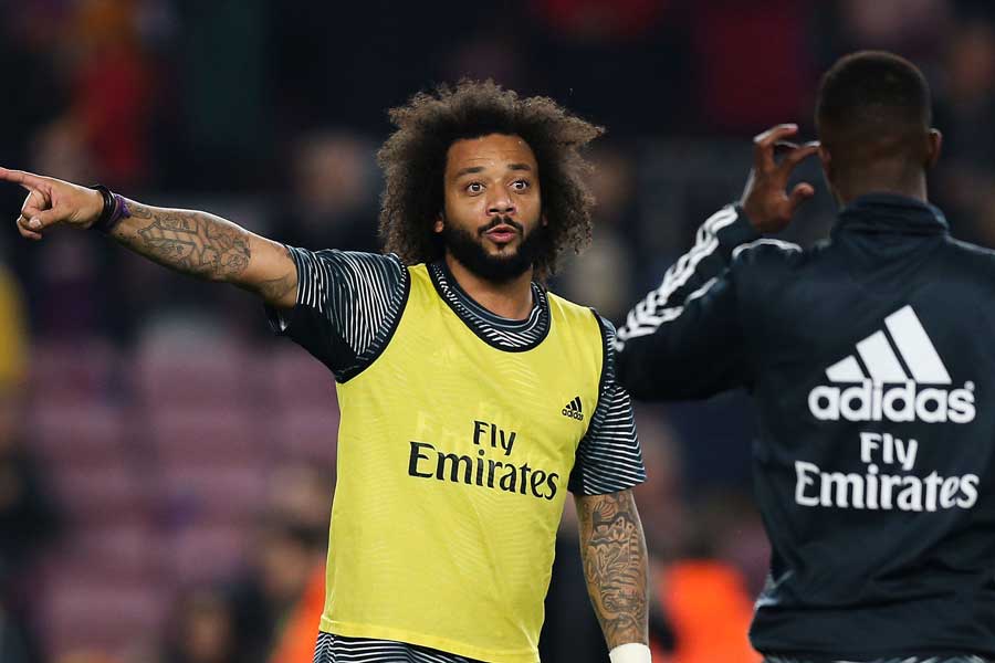 マルセロがトレーニング中に見せた超絶スキルが反響を呼んでいる【写真:Getty Images】