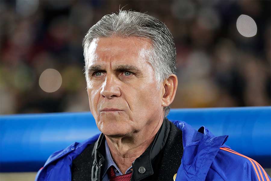 コロンビア代表を率いるケイロス監督【写真：Getty Images】