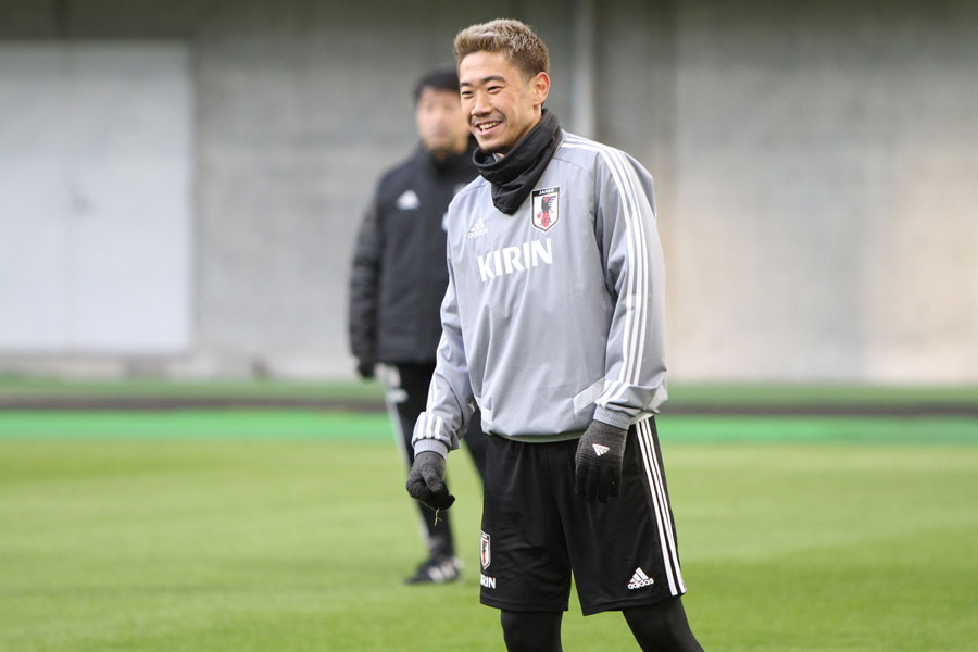 「番号というよりは、勝つためにやっている」と語ったMF香川【写真：Football ZONE web】