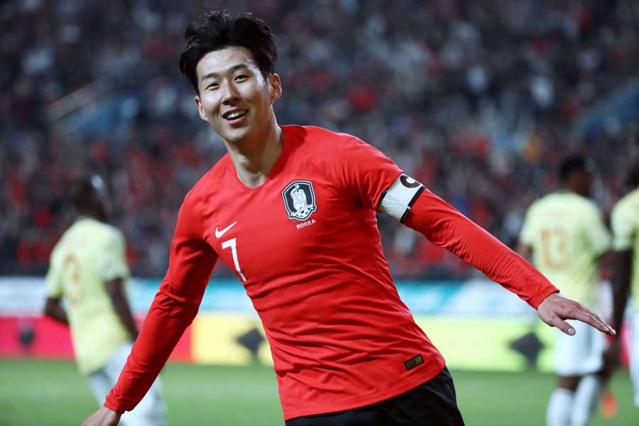 韓国代表FWソン・フンミン【写真：Getty Images】