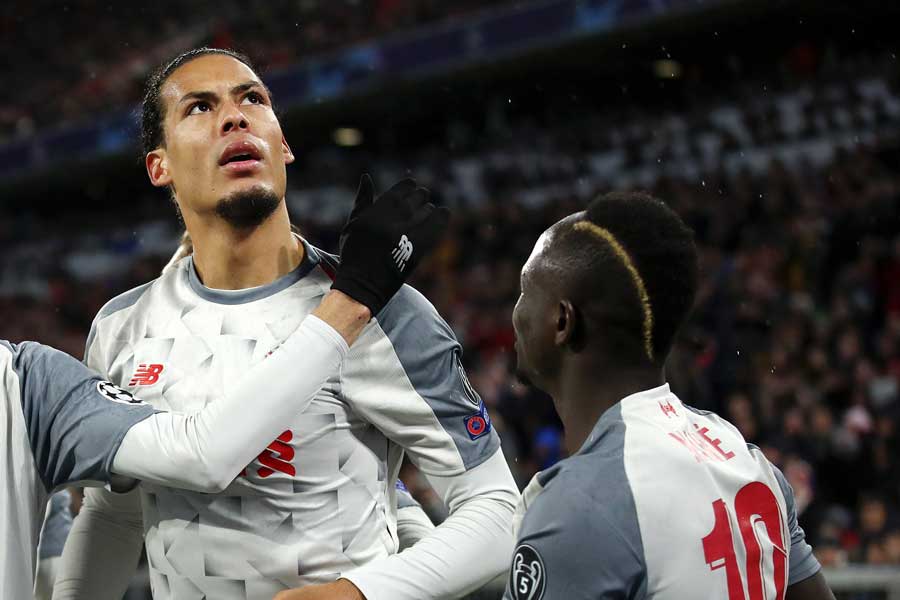 ファン・ダイクとマネの連係弾に再脚光【写真:Getty Images】