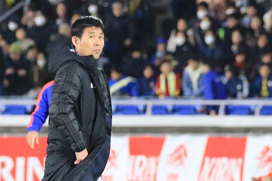 日本代表を率いる森保監督【写真：Noriko NAGANO】