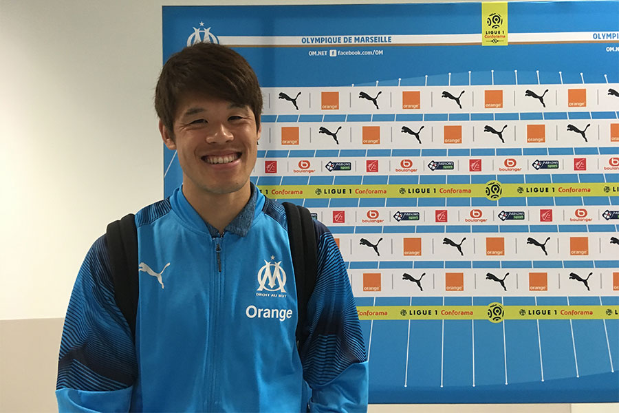 マルセイユ3年目を迎えた酒井【写真:小川由紀子】