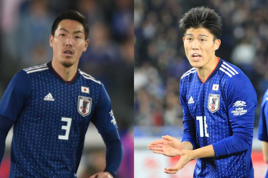 コロンビア戦では、昌子と冨安がセンターバックでコンビを組んだ【写真：Getty Images ＆ Noriko NAGANO】