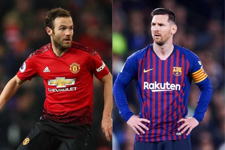 マタがメッシへ最大限の警戒を表している【写真:Getty Images】