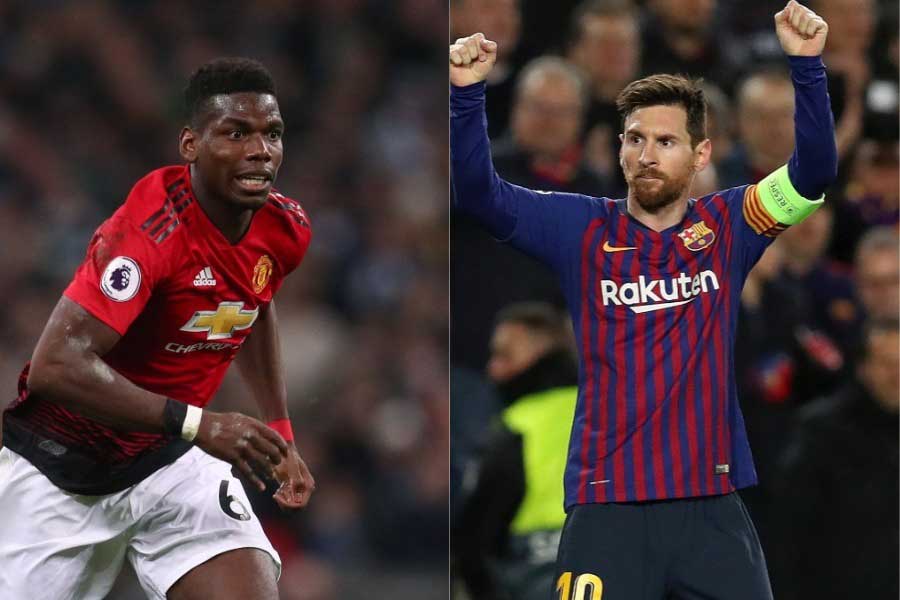 ポグバがメッシを称賛【写真：Getty Images】