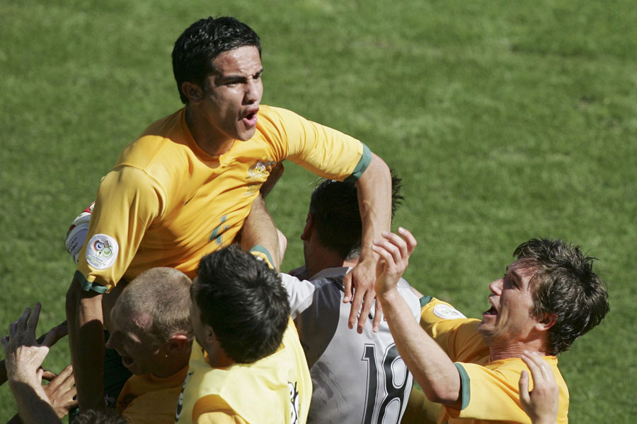 2006年ドイツW杯の日本戦で2得点を挙げたFWケーヒル【写真：Getty Images】