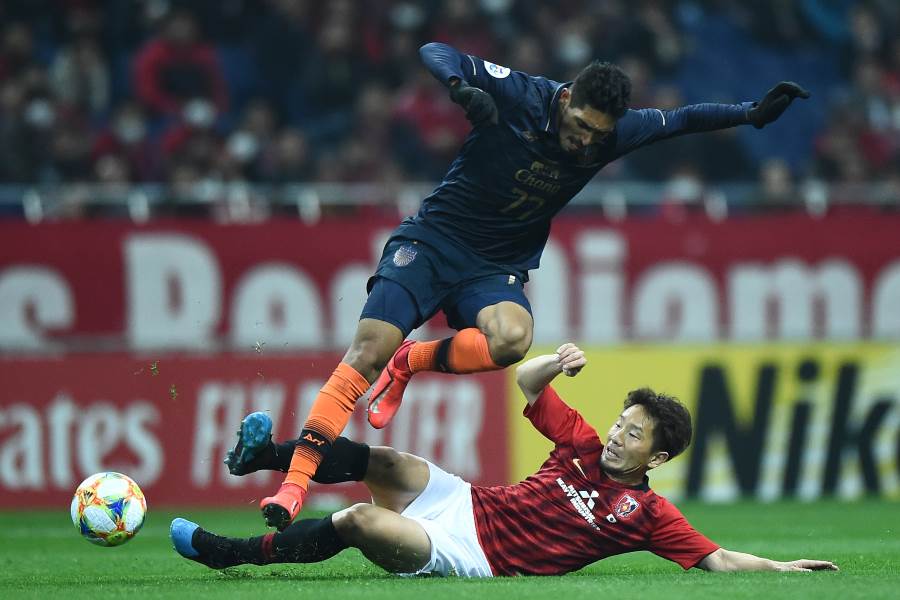 ブリーラム戦での宇賀神【写真：Getty Images】