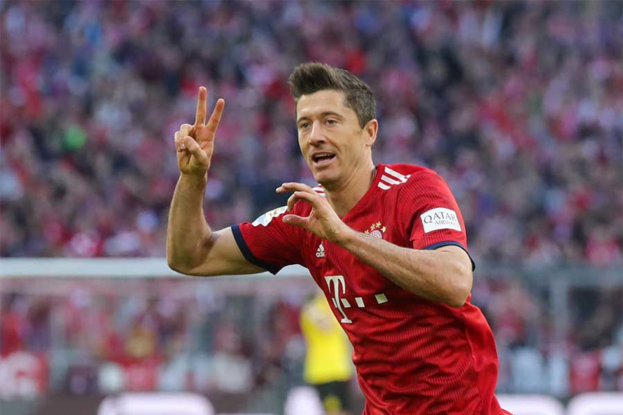 200ゴールを達成したレバンドフスキ【写真：Getty Images】