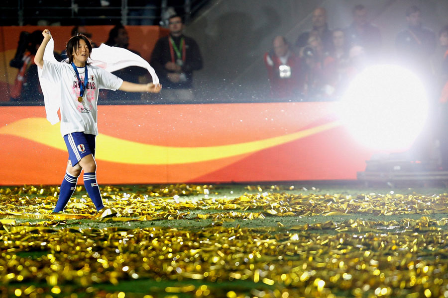 2011年には、なでしこジャパンの一員としてワールドカップも制した【写真：Getty Images】
