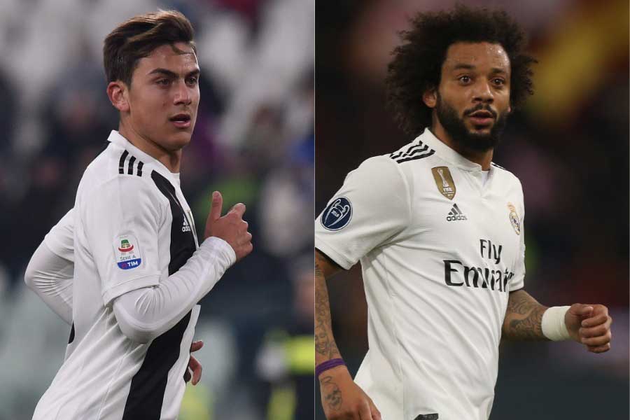 FWディバラ、DFマルセロ【写真：Getty Images】