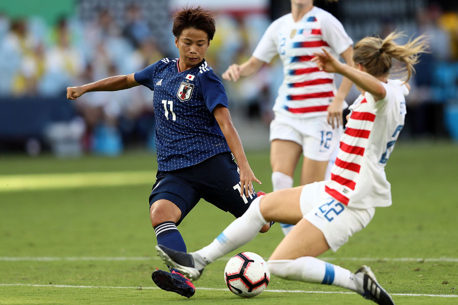 フランス女子W杯のメンバー選外となったFW田中美南【写真：Getty Images】