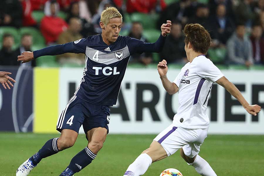 本田を擁するメルボルン・Vと対戦し、広島が3-1で勝利【写真：Getty Images】