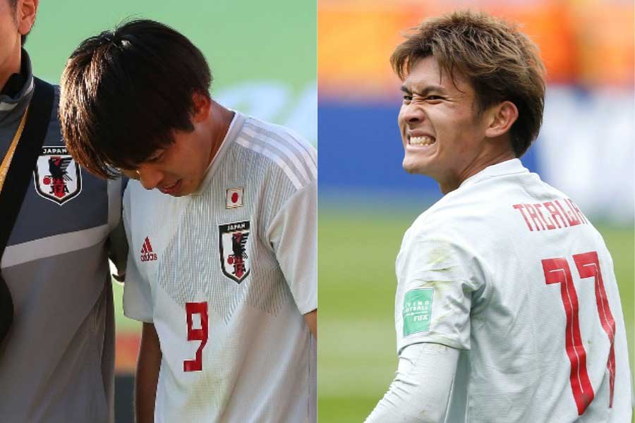 斉藤光毅と田川亨介が相次いで負傷、U-20日本代表に試練か【写真：Getty Images & AP】