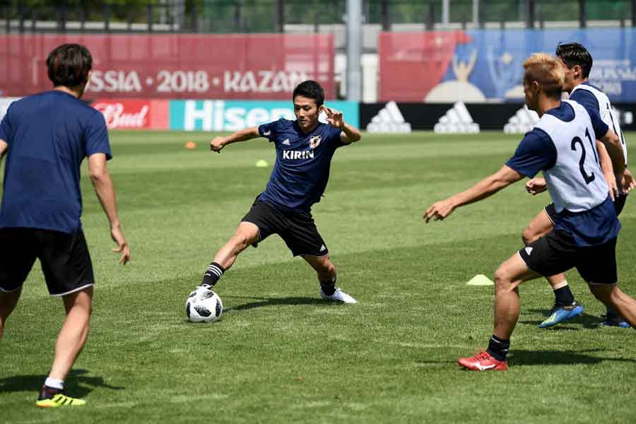 ブラジルW杯とは異なり「2日前入り・当日帰り」のルーティンを組んでいる【写真:Getty Images】