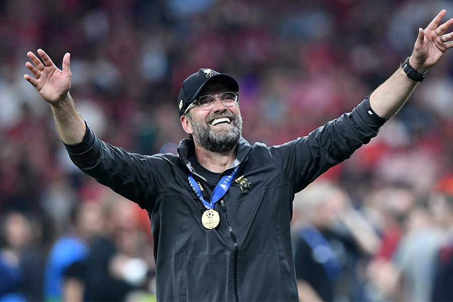 喜びを爆発させたクロップ監督【写真：Getty Images】