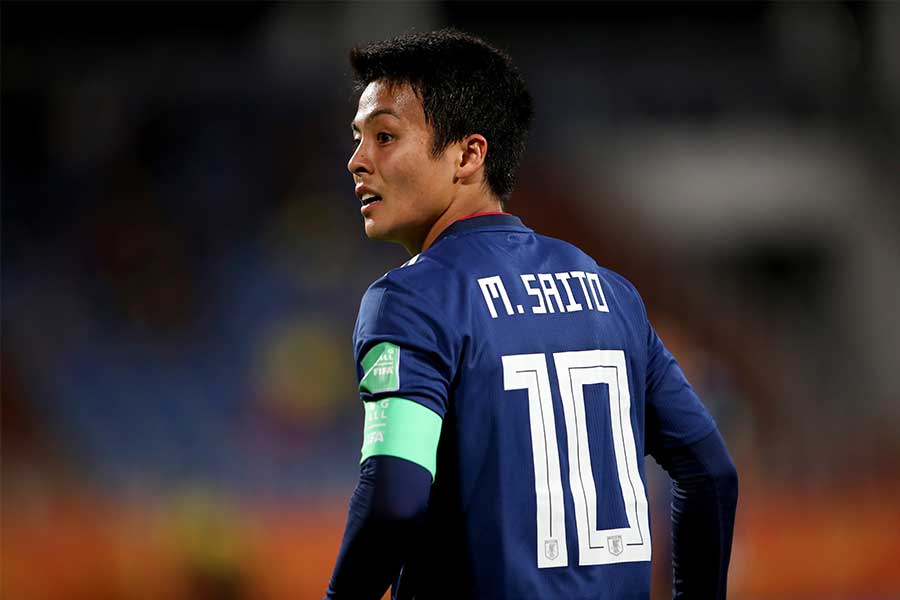 U-20日本代表の主将MF齊藤未月【写真：Getty Images】