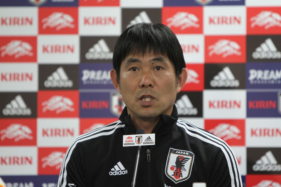 日本代表の森保監督【写真：Football ZONE web】