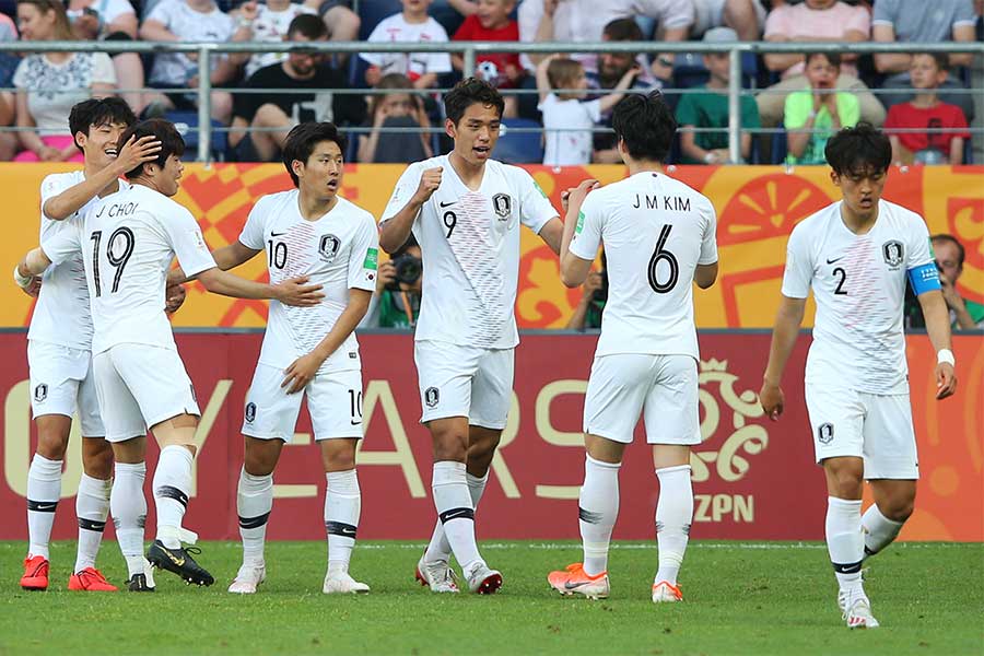 終盤の1点を守り切った韓国が準々決勝へ進出【写真：Getty Images】
