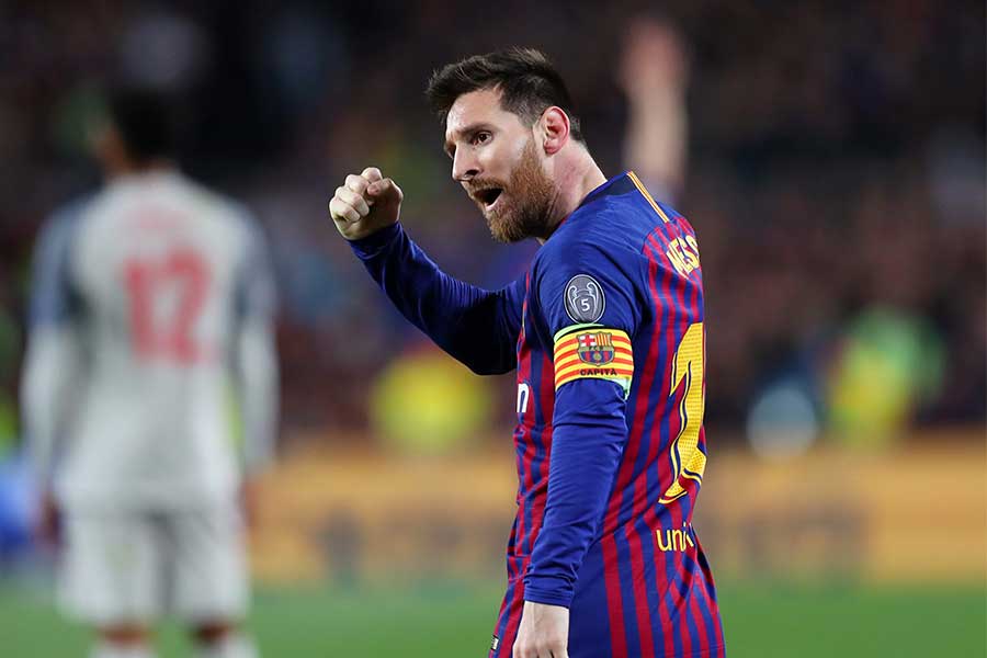 リバプール戦で決めたバルサFWメッシの直接FK弾が受賞【写真：Getty Images】