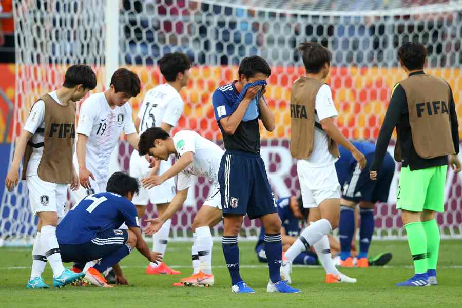 U-20日本代表はベスト16で敗退となった【写真：Getty Images】