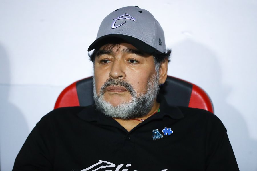 ユナイテッドの監督に“立候補”したマラドーナ氏【写真：Getty Images】